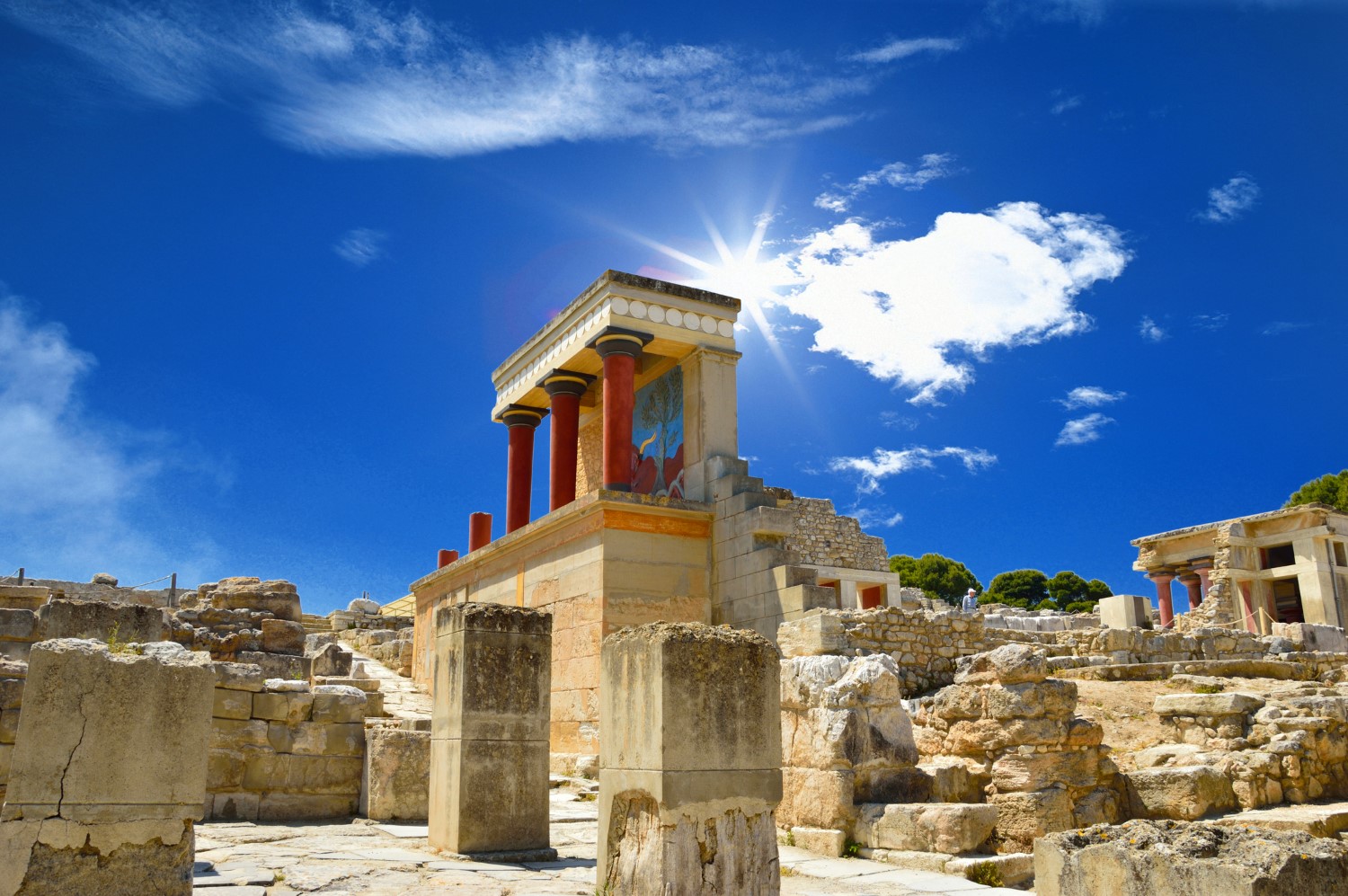 Ruins Knossos, Crete