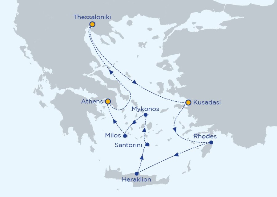 Idyllic cruise map