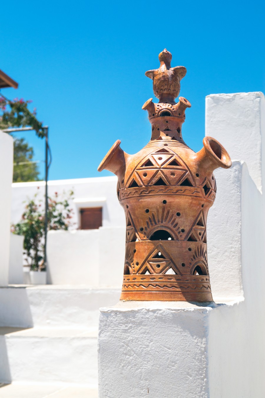 Traditional chimney in Sifnos