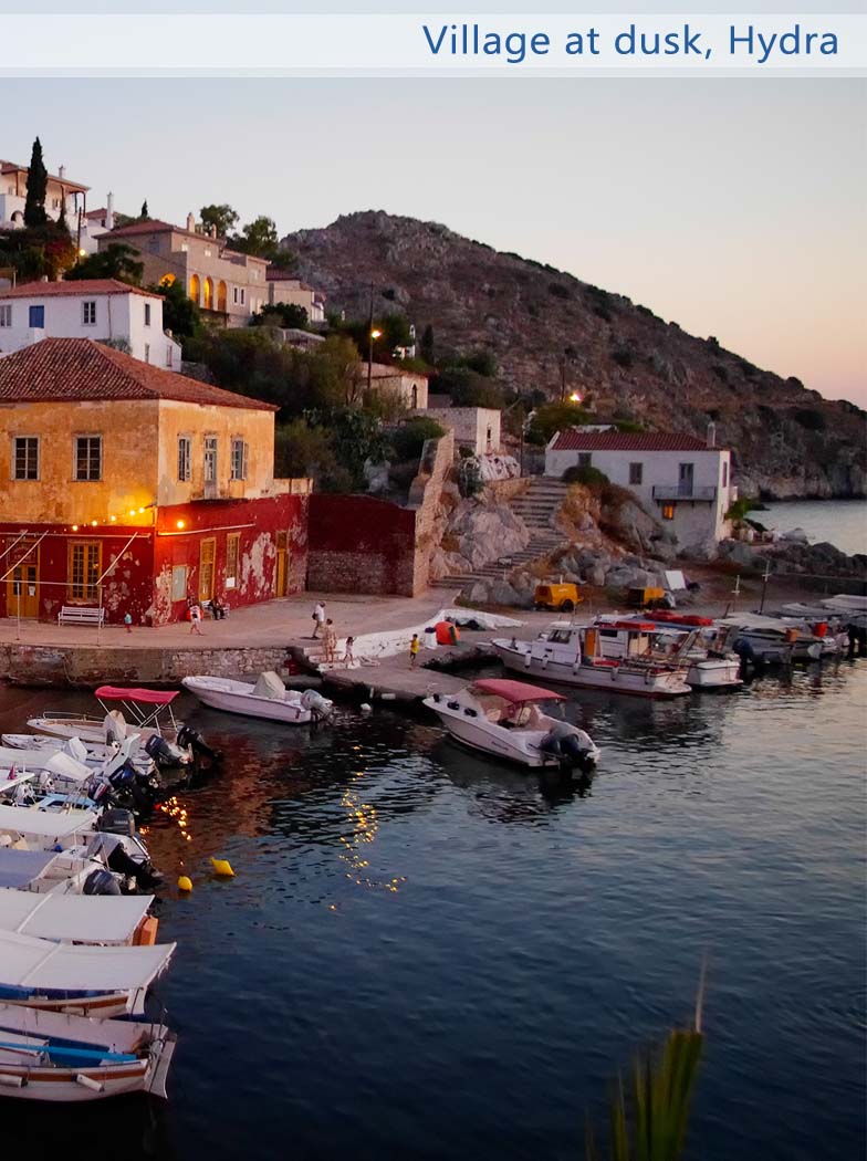 village at dusk-hydra